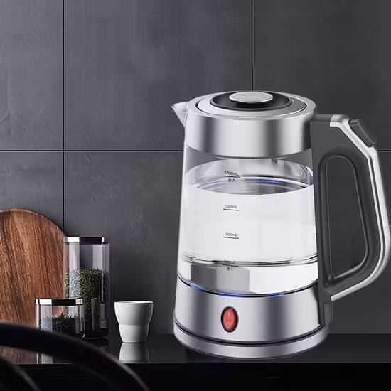 1.7L Electric Glass Kettle Kitchen Appliance
