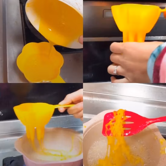 Egg Soup Making Tool Useful Kitchen Tools Convenient Egg Shred Maker for Making Egg Shreds Household Kitchen Supplies Bl17160