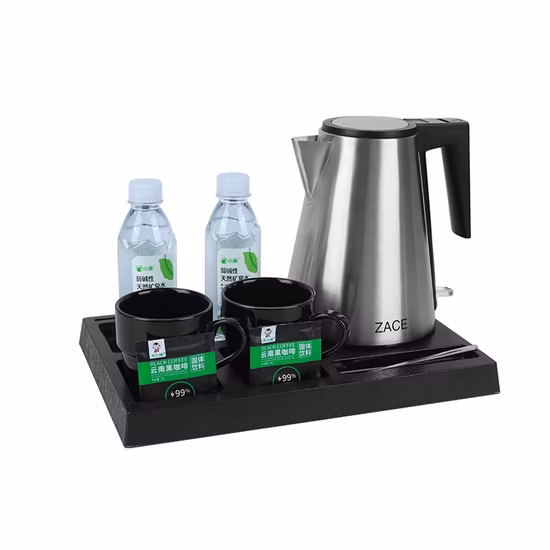 5 Star Ivory Welcome Trays Electric Water Hotel Kettle